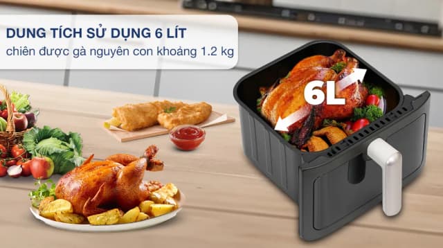So sánh giá Nồi chiên không dầu Bear 6 lít BAF-P63W1 rẻ nhất? - Ảnh 14