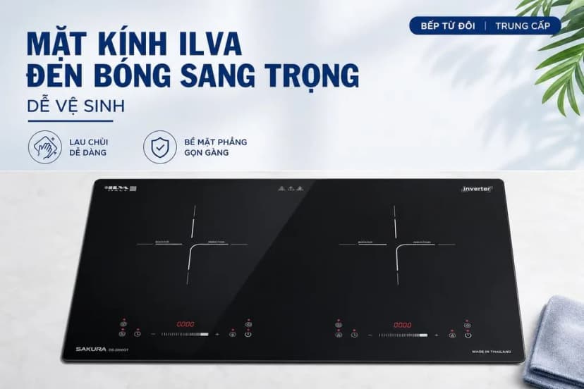 Bếp điện từ đôi Sakura DS-2200BT 4000W - Giá rẻ nhất hôm nay - Ảnh 5