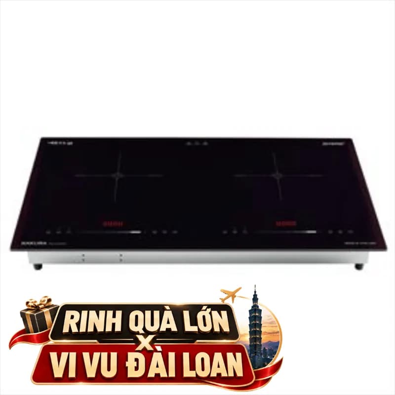 Bếp điện từ đôi Sakura DS-2550BT 5000W - Giá rẻ nhất hôm nay - Ảnh 1