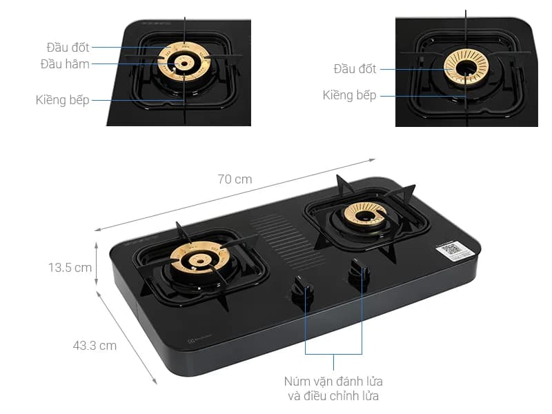 So sánh giá Bếp ga đôi Electrolux ETG7267GKR - Tìm sản phẩm giá rẻ nhất - Ảnh 7