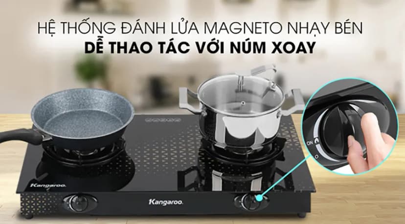 So sánh giá Bếp ga đôi Kangaroo KG8G1C - Tìm sản phẩm giá rẻ nhất - Ảnh 11