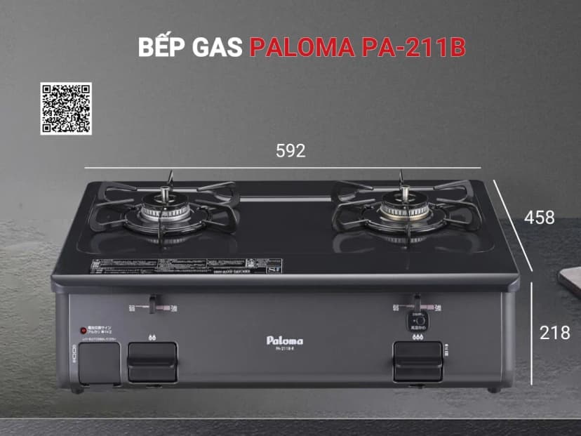 Bếp gas đôi Paloma PA-211B-R(VN) - Giá rẻ nhất hôm nay - Ảnh 14