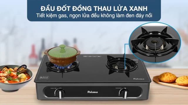 So sánh giá Bếp gas đôi Paloma PA-V73GB rẻ nhất? - Ảnh 11