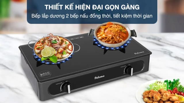 So sánh giá Bếp gas đôi Paloma PA-V73GB rẻ nhất? - Ảnh 7