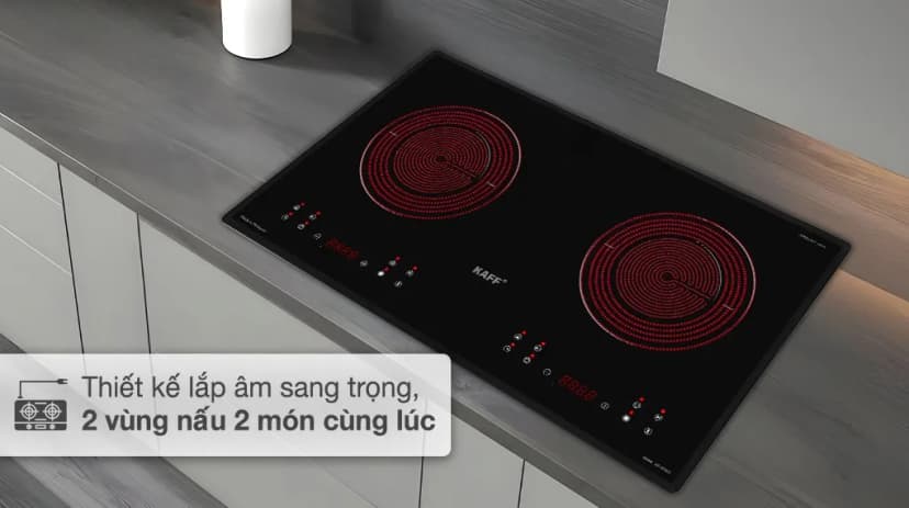Bếp hồng ngoại đôi âm KAFF KAFF KF-073CC 4400W - Giá rẻ nhất hôm nay - Ảnh 4