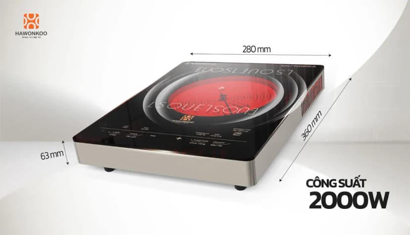 So sánh giá Bếp hồng ngoại đơn Hawonkoo SEOUL-CEH-111 2000W - Tìm sản phẩm giá rẻ nhất - Ảnh 9