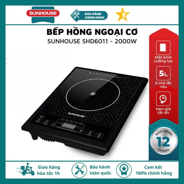 Top 1 so sánh giá Bếp hồng ngoại đơn Sunhouse SHD6012A 2000W - Tìm sản phẩm giá rẻ nhất - Ảnh 18