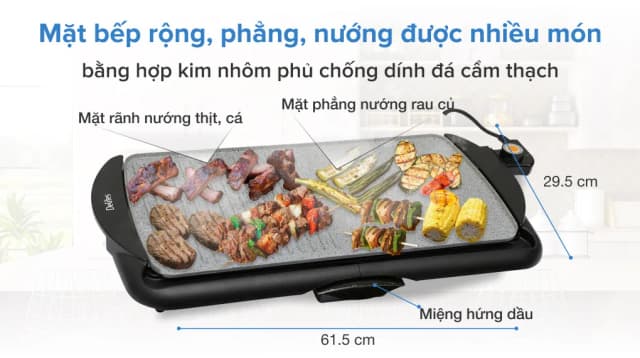 Top 1 so sánh giá Bếp nướng điện Delites AD-G48 - Tìm sản phẩm giá rẻ nhất - Ảnh 13