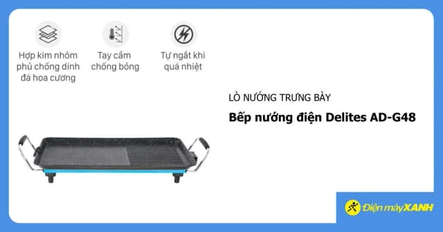 Top 1 so sánh giá Bếp nướng điện Delites AD-G48 - Tìm sản phẩm giá rẻ nhất - Ảnh 6