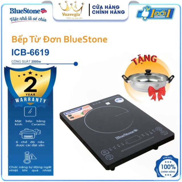 Top 1 so sánh giá Bếp từ đơn BlueStone ICB-6619 2000W - Tìm sản phẩm giá rẻ nhất - Ảnh 16