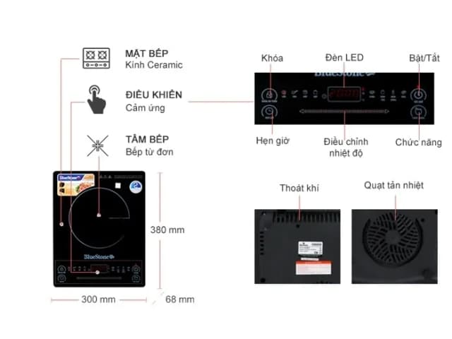 Top 1 so sánh giá Bếp từ đơn BlueStone ICB-6619 2000W - Tìm sản phẩm giá rẻ nhất - Ảnh 22