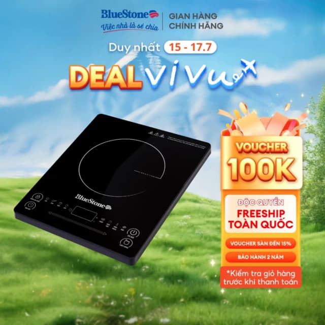 Top 1 so sánh giá Bếp từ đơn BlueStone ICB-6619 2000W - Tìm sản phẩm giá rẻ nhất - Ảnh 4