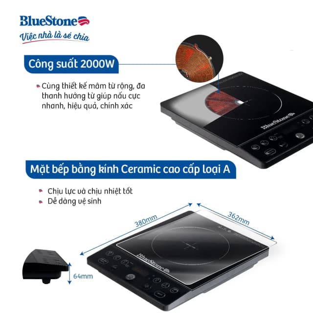 Top 1 so sánh giá Bếp từ đơn BlueStone ICB-6619 2000W - Tìm sản phẩm giá rẻ nhất - Ảnh 35