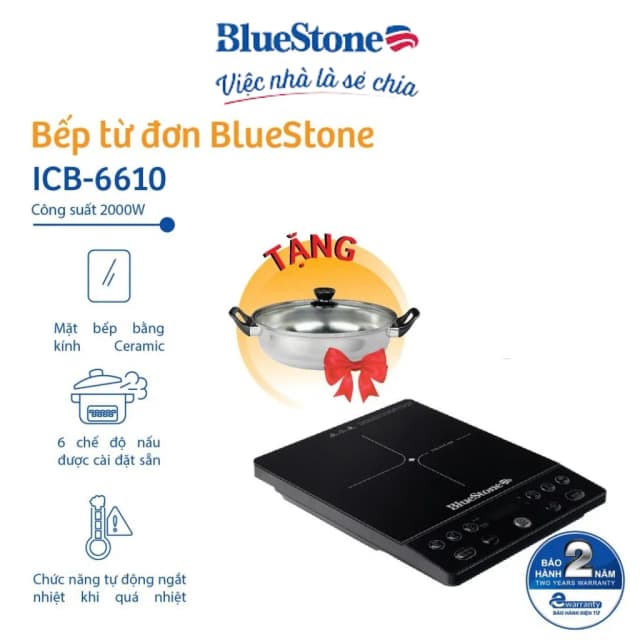 Top 1 so sánh giá Bếp từ đơn BlueStone ICB-6619 2000W - Tìm sản phẩm giá rẻ nhất - Ảnh 44
