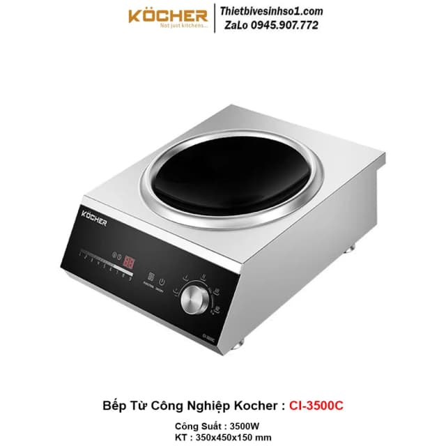 Bếp từ công nghiệp Kocher CI-3500C 3500W - Ảnh 18