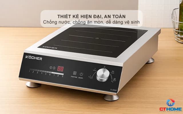 Top 1 so sánh giá Bếp từ công nghiệp Kocher CI-3500F 3500W - Tìm sản phẩm giá rẻ nhất - Ảnh 6