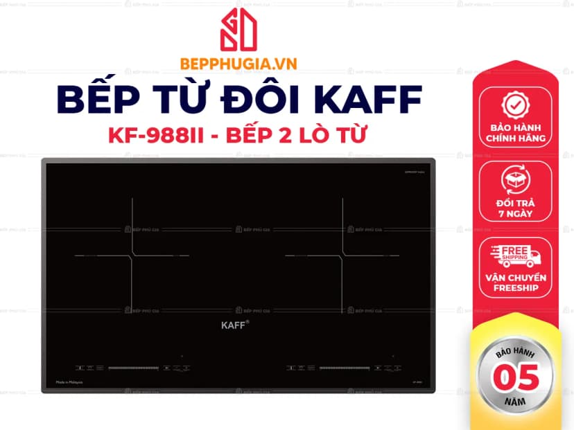 Bếp từ đôi âm KAFF KF-VS9885II 4600W - Giá rẻ nhất hôm nay - Ảnh 15