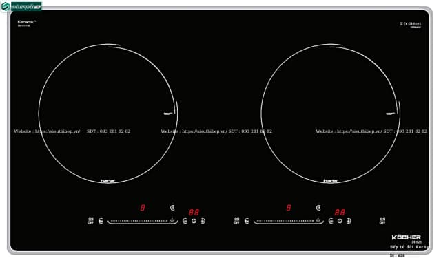 Top 1 so sánh giá Bếp từ đôi âm Kocher DI-628SE 4000W - Tìm sản phẩm giá rẻ nhất - Ảnh 7