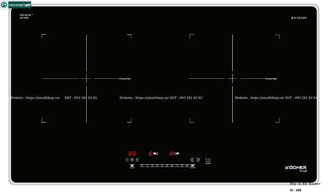Top 1 so sánh giá Bếp từ đôi âm Kocher DI-688SE 4000W - Tìm sản phẩm giá rẻ nhất - Ảnh 6