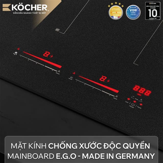 Top 1 so sánh giá Bếp từ đôi âm Kocher X Nano 8 Plus 4000W - Tìm sản phẩm giá rẻ nhất - Ảnh 6