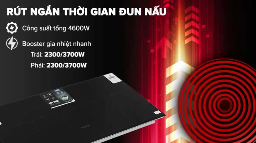 So sánh giá Bếp từ đôi âm KAFF KF-HID7348II 4600W - Tìm sản phẩm giá rẻ nhất - Ảnh 6