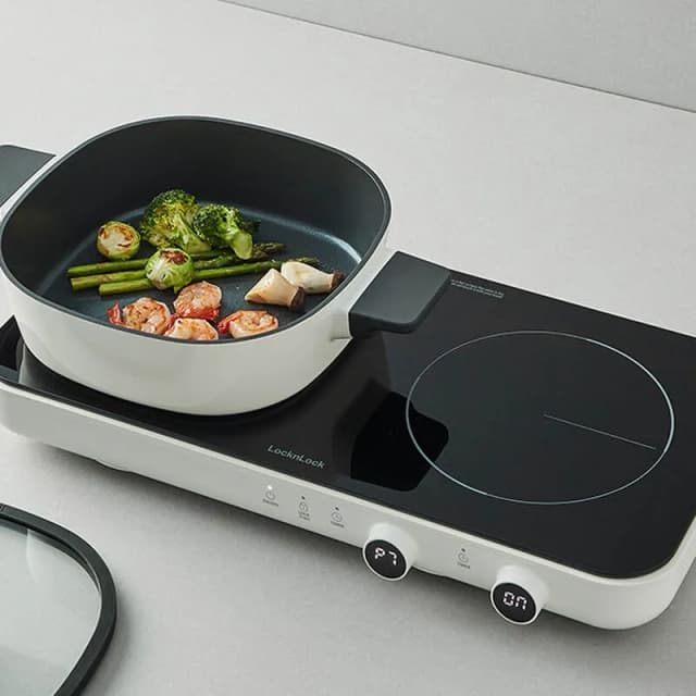 So sánh giá Bếp từ đôi Lock&Lock EJI326WHT 2800W rẻ nhất? - Ảnh 4