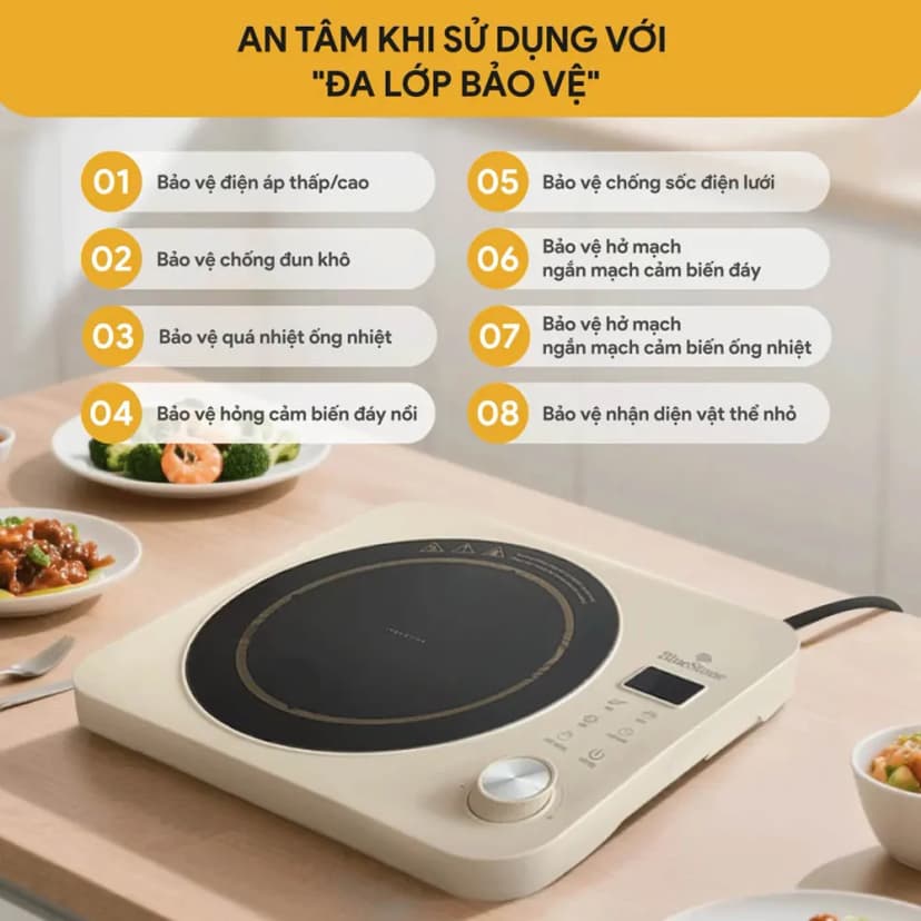 So sánh giá Bếp từ đơn BlueStone ICB-6618 2000W - Tìm sản phẩm giá rẻ nhất - Ảnh 2