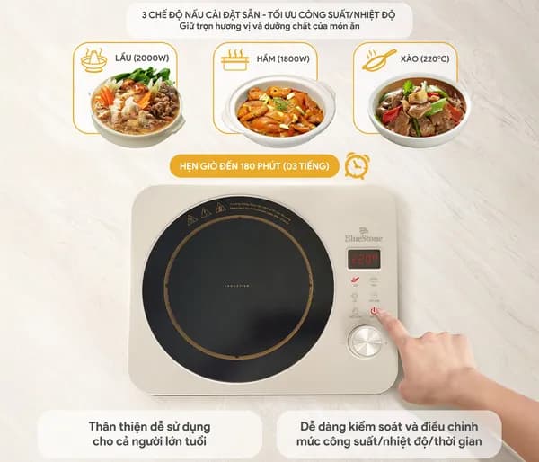 So sánh giá Bếp từ đơn BlueStone ICB-6618 2000W - Tìm sản phẩm giá rẻ nhất - Ảnh 19