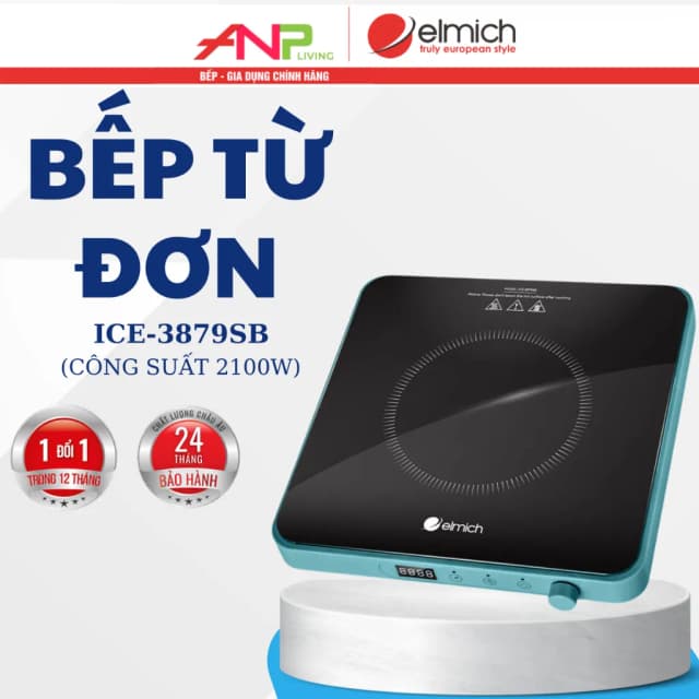 So sánh giá Bếp từ đơn Elmich ICE-3879SB 2100W rẻ nhất? - Ảnh 3