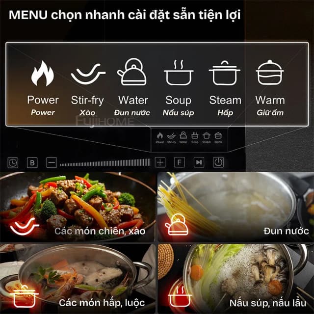 So sánh giá Bếp từ đơn FUJIHOME IC1391 2000W rẻ nhất? - Ảnh 18