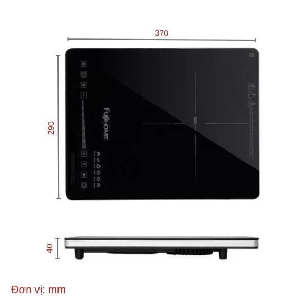 So sánh giá Bếp từ đơn FUJIHOME IC1391 2000W rẻ nhất? - Ảnh 9