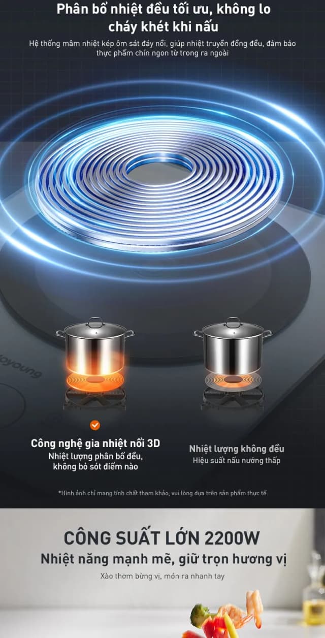 Bếp từ đơn Joyoung JIC-219 2200W - Ảnh 10