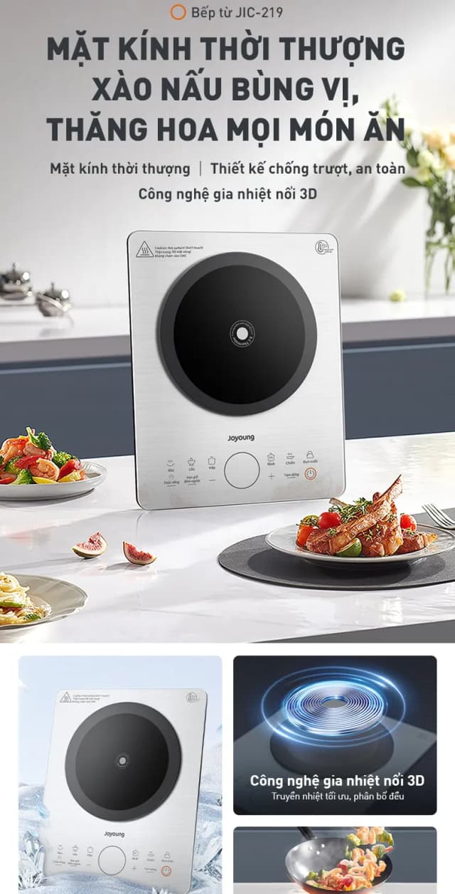 Top 1 so sánh giá Bếp từ đơn Joyoung JIC-219 2200W - Tìm sản phẩm giá rẻ nhất - Ảnh 5