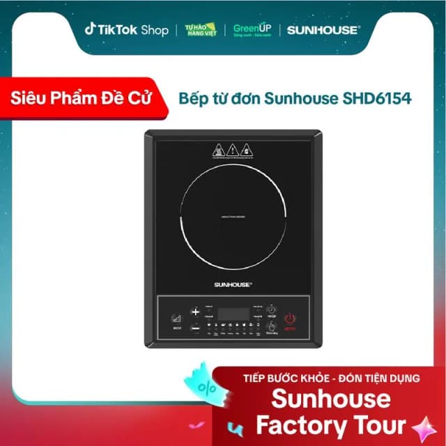 Top 1 so sánh giá Bếp từ đơn Sunhouse SHD6154 2000W - Tìm sản phẩm giá rẻ nhất - Ảnh 5