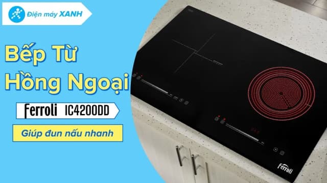 So sánh giá Bếp từ hồng ngoại âm Ferroli IC4200DD 4200W rẻ nhất? - Ảnh 6