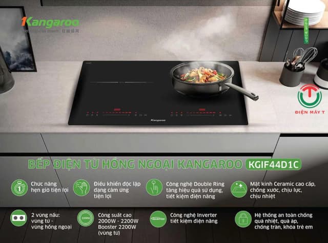 So sánh giá Bếp từ hồng ngoại âm Kangaroo KGIF44D1C 4400W rẻ nhất? - Ảnh 14