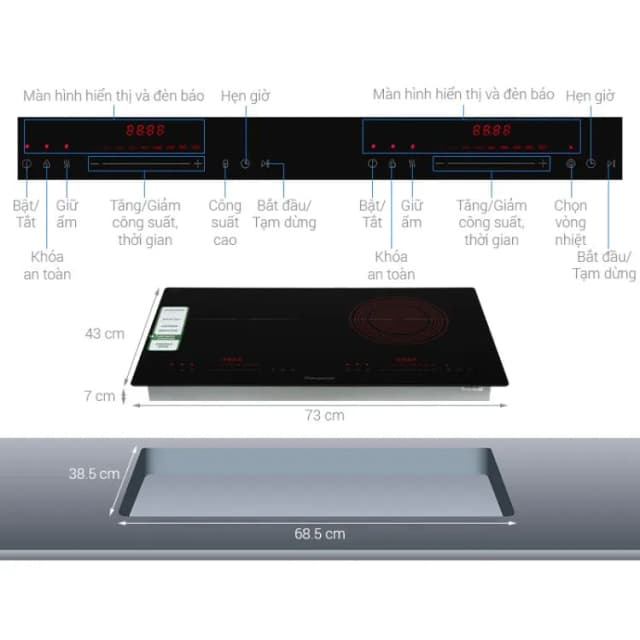 So sánh giá Bếp từ hồng ngoại âm Kangaroo KGIF44D1C 4400W rẻ nhất? - Ảnh 5