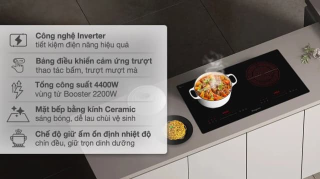 So sánh giá Bếp từ hồng ngoại âm Kangaroo KGIF44D1C 4400W rẻ nhất? - Ảnh 8