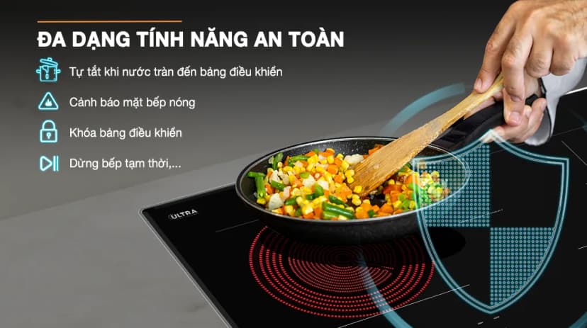 Bếp từ hồng ngoại âm Sunhouse MMB82041-TMD 4400W - Giá rẻ nhất hôm nay - Ảnh 12