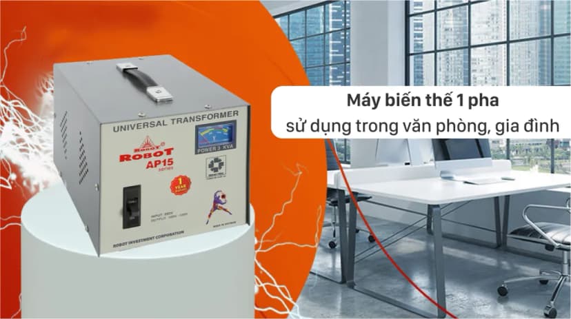Biến thế Robot UT1P3000A - AP15 3KVA - Giá rẻ nhất hôm nay - Ảnh 3