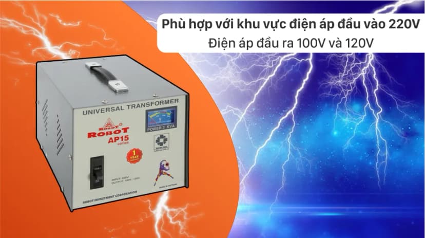 Biến thế Robot UT1P3000A - AP15 3KVA - Giá rẻ nhất hôm nay - Ảnh 5