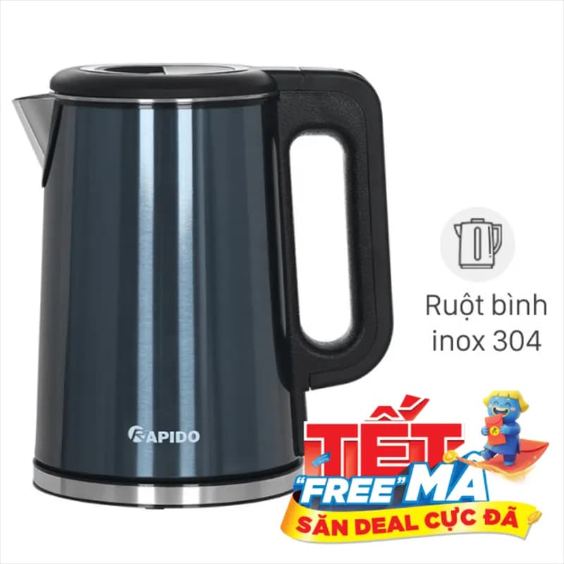 Bình đun siêu tốc AVA 2.5 lít KES4201 - Giá rẻ nhất hôm nay - Ảnh 16
