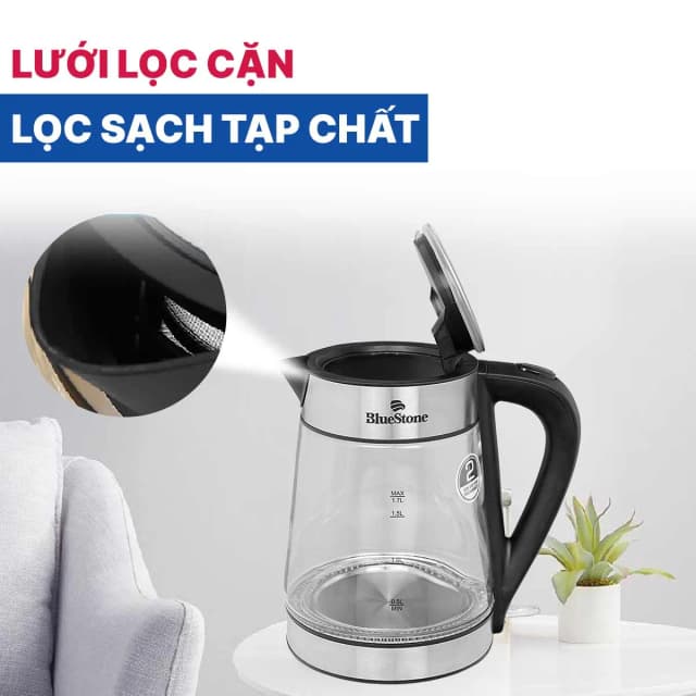 Top 1 so sánh giá Bình đun siêu tốc BlueStone 1.7 lít KTB-3456 - Tìm sản phẩm giá rẻ nhất - Ảnh 15