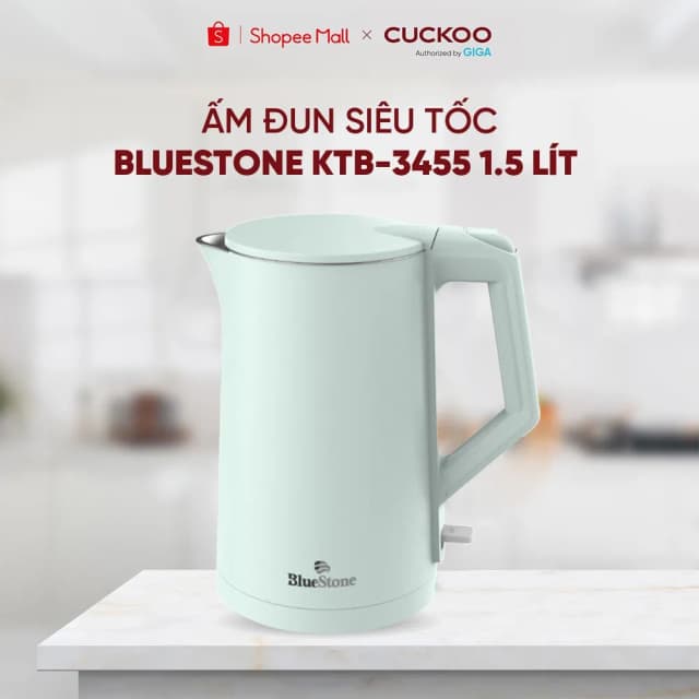 Top 1 so sánh giá Bình đun siêu tốc BlueStone 1.7 lít KTB-3456 - Tìm sản phẩm giá rẻ nhất - Ảnh 5