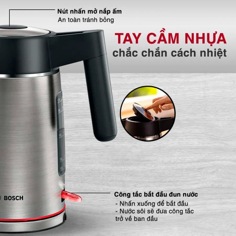 So sánh giá Bình đun siêu tốc Bosch 1.7 lít TWK6M480 - Tìm sản phẩm giá rẻ nhất - Ảnh 11