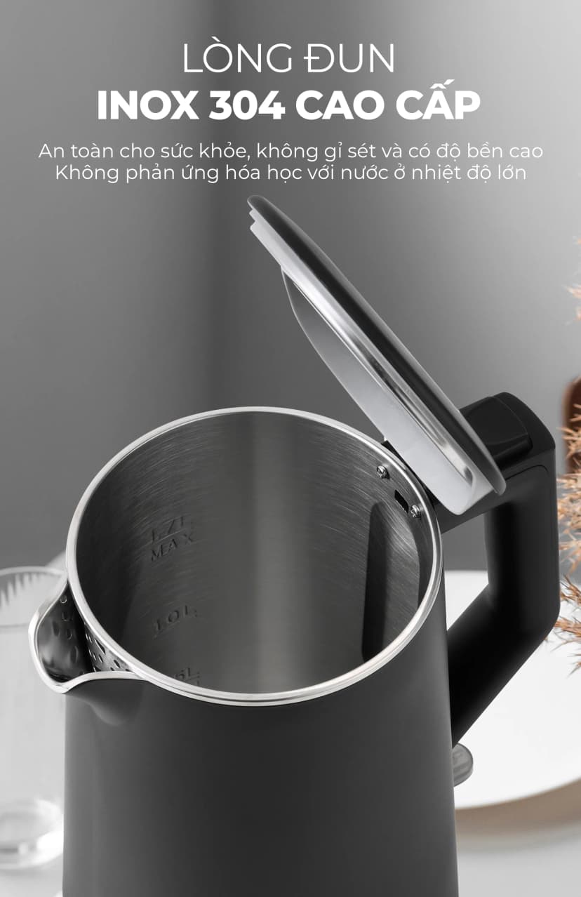 Bình đun siêu tốc Magic Eco 1.7 lít AC-43 - Giá rẻ nhất hôm nay - Ảnh 13