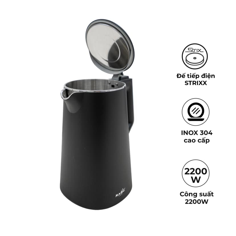 Bình đun siêu tốc Magic Eco 1.7 lít AC-43 - Giá rẻ nhất hôm nay - Ảnh 3