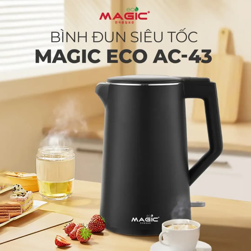 Bình đun siêu tốc Magic Eco 1.7 lít AC-43 - Giá rẻ nhất hôm nay - Ảnh 4