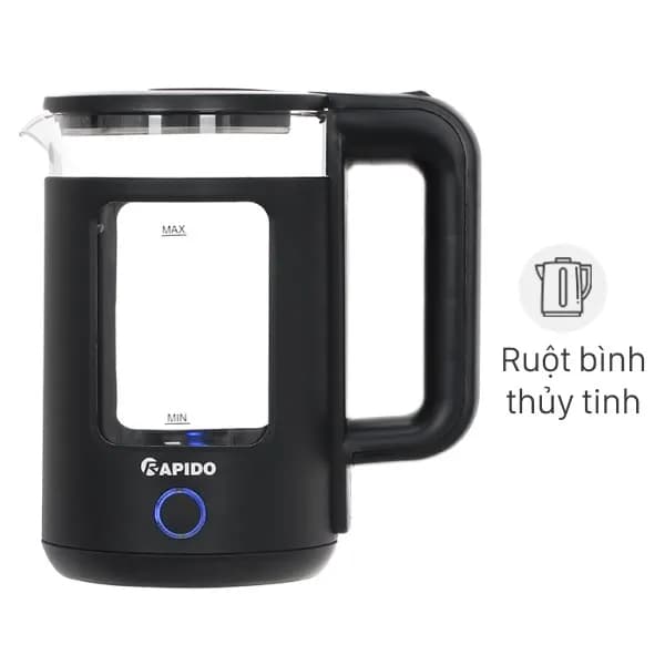 So sánh giá Bình đun siêu tốc Rapido 1.7 lít RK1715B rẻ nhất? - Ảnh 4