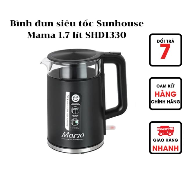 So sánh giá Bình đun siêu tốc Sunhouse 1.7 lít SHD1360 rẻ nhất? - Ảnh 17